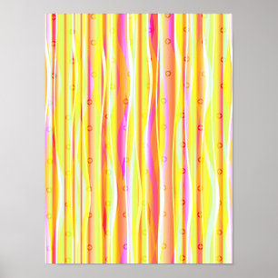 Wavy Lines Poster