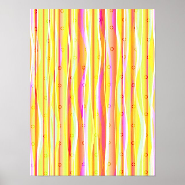 Wavy Lines Poster (Front)
