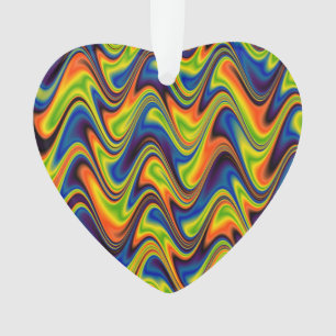 Wavy Multicolor Abstract Ornament