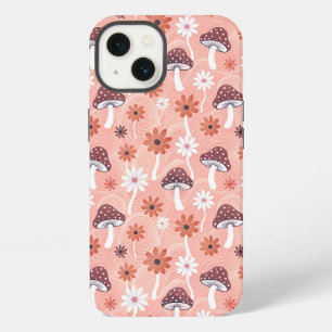 Wavy Mushroom Garden iPhone 13 Case