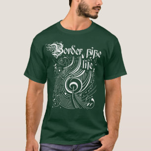 Wavy Music Border pipe Life T-Shirt