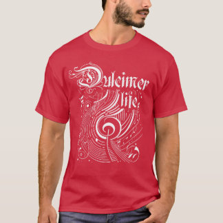 Wavy Music Dulcimer Life T-Shirt
