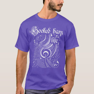 Wavy Music Hooked harp Life T-Shirt