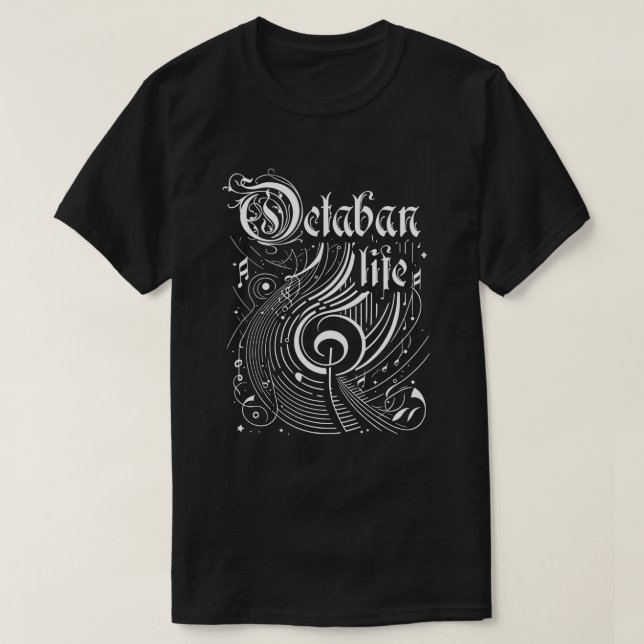 Wavy Music Octaban Life T-Shirt (Design Front)