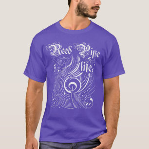 Wavy Music Reed Pipe Life T-Shirt
