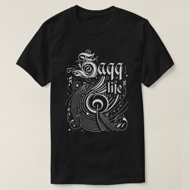 Wavy Music Zaqq Life T-Shirt (Design Front)