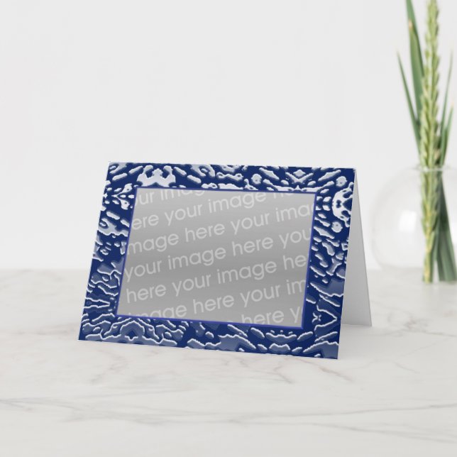 Wavy Navy Photo Card (Front)