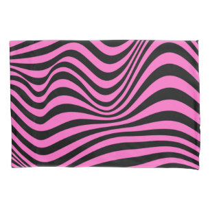Wavy Optical Illusion Pattern      Pillowcase