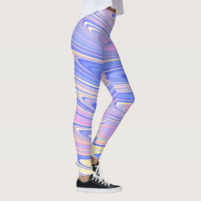 Wavy Pastel Leggings (Right)