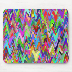 Wavy Pattern Mouse Mat