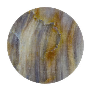 Wavy Petrified Wood Cutting Board
