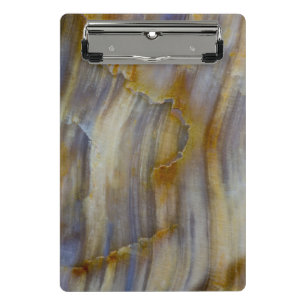 Wavy Petrified Wood Mini Clipboard