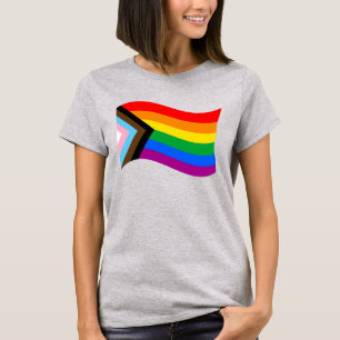 Wavy Progress Pride Flag T-Shirt