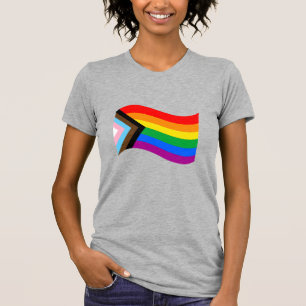 Wavy Progress Pride Flag T-Shirt
