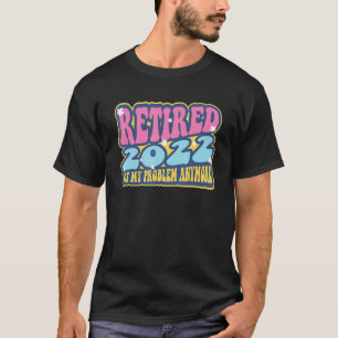 Wavy Retro Retirement 2022 Cool Classic Retired T-Shirt