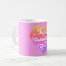 Wavy Retro Valentine's Day Heart