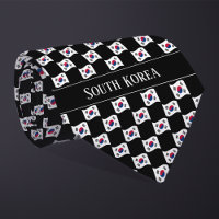 Wavy South Korea Flag Pattern