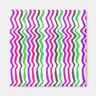 Wavy Stripe 2014 Magnet