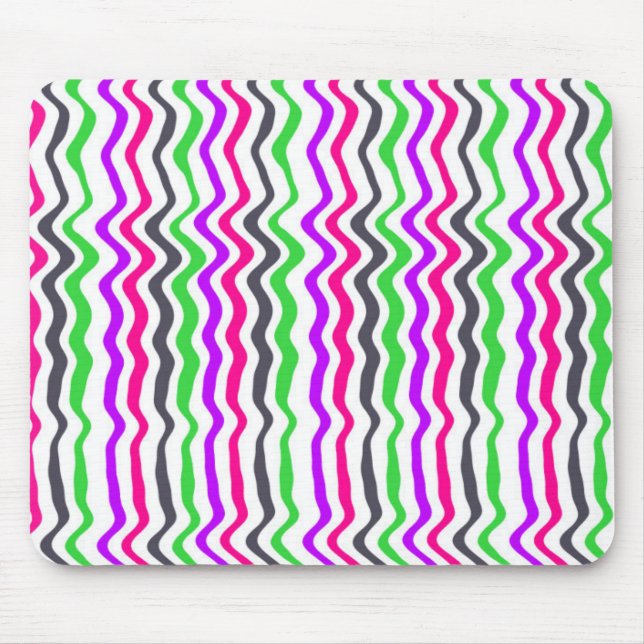 Wavy Stripe 2014 Mouse Mat (Front)
