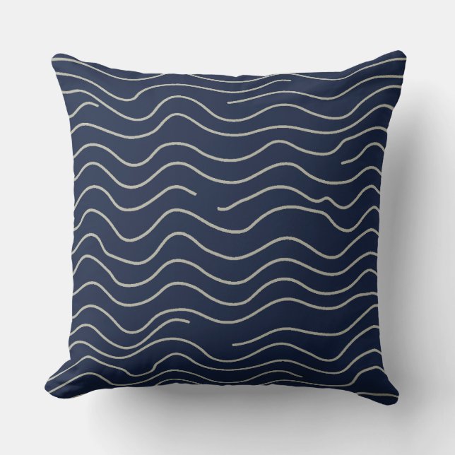 Wavy Stripe Cushion (Front)