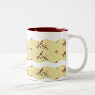 Wavy Stripes- Dragonfly Delight: Coffee Mug