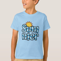 Wavy summer typography tropical