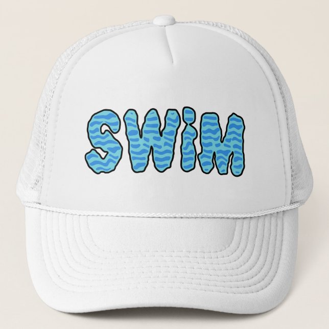  Wavy Swim Hat (Front)