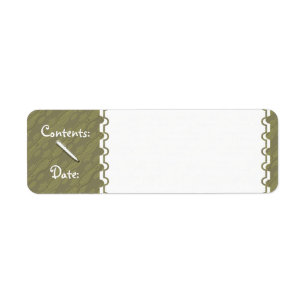 Wavy U Pick Colour/Food & Storage Labels