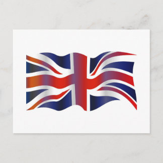 Wavy UK Postcard