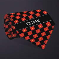 Wavy Vietnam Flag Pattern 