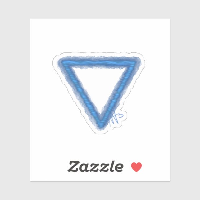 Wavy Water Element Alchemy Symbol Custom (Sheet)