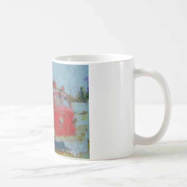 wawa old fire truck by hart coffee mug (Right)