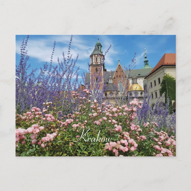 Wawel Castle, Europe, Poland, Krakow Postcard (Front)