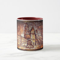 WAWEL CASTLE KRAKOW POLAND COPPER MUG