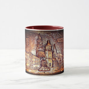 WAWEL CASTLE KRAKOW POLAND COPPER  MUG
