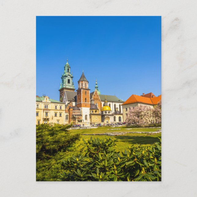 Wawel Castle, Krakow, Poland Postcard (Front)