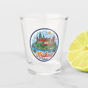 Wawel Castle Poland Shot Glass