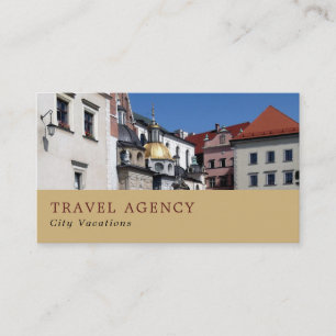 Wawel Cathedral, Kraków, Travel Agent Business Card