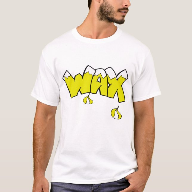 Wax clothing old school hip hop designer T-shirt  (Front)