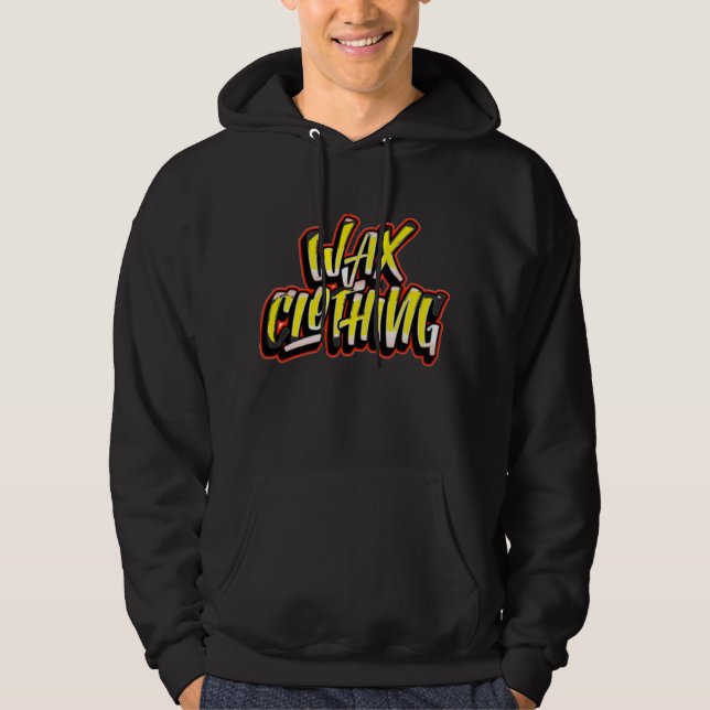 Wax clothing old school hip hop hooded top  (Front)