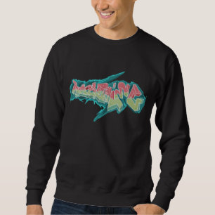 Wax clothing old school hip hop Sweater