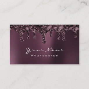 Wax Epilation Pink Depilation Nails Caffe Noir Business Card