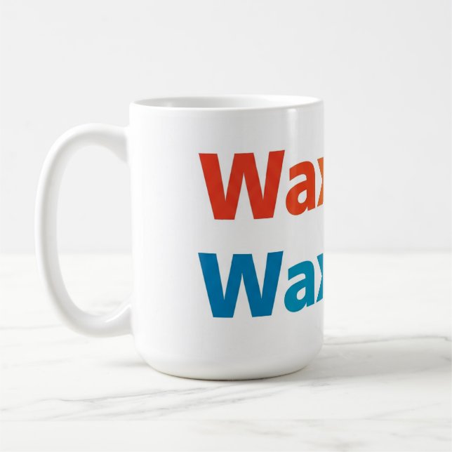 Wax On, Wax Off. Coffee Mug (Left)
