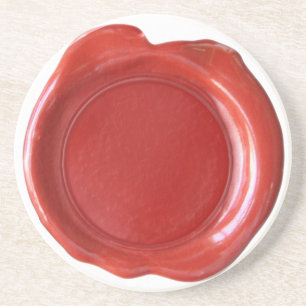 Wax Seal Coaster - Red