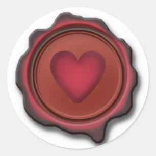 WAX SEAL HEART by SHARON SHARPE
