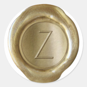 Wax Seal Monogram - Gold - ModernSlim Z -