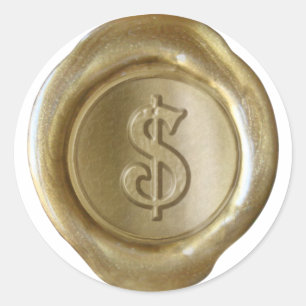 Wax Seal Monogram - Gold - Victorian $ -