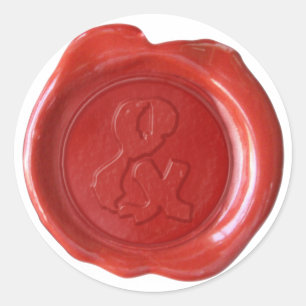 Wax Seal Monogram - Red - Boulder & -