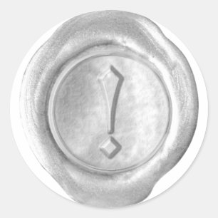 Wax Seal Monogram - Silve - Old English ! -