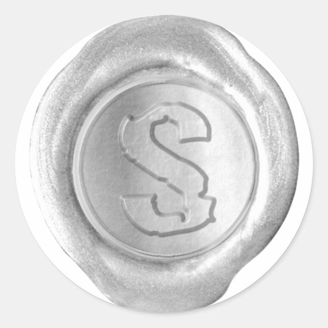 Wax Seal Monogram - Silver - Boulder S - (Front)